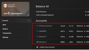 How To Create Monero Multiple Accounts | Monero GUI Wallet