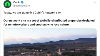Cabin is starting its first network city