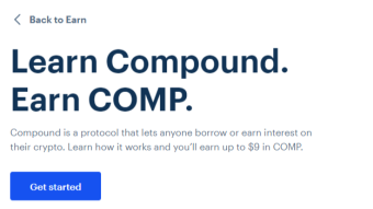 Coinbase Earn $9 - Learn Compound. Earn COMP.