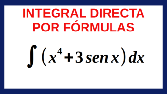 Integral Directa Trigonométrica Ejemplo 1