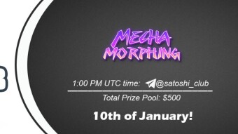 Join the AMA of Satoshi Club x Mecha Morphing. Rewards: 500 USDT, January 10th.