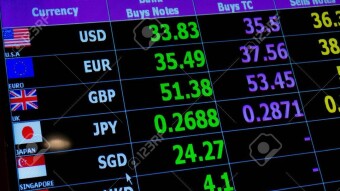 Where does the exchange rate come from?