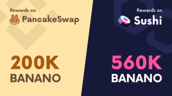 Actualización de BANANO envuelto (wBAN) - Nueva granja en PancakeSwap y cambios en la granja de SushiSwap