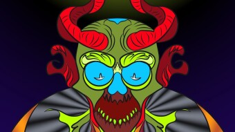 Devil nft art.