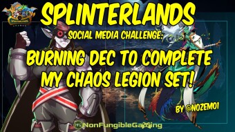 Splinterlands: Burning DEC to complete my Chaos Legion set!