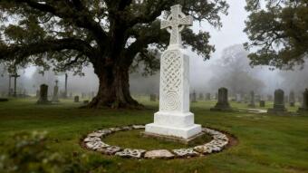A Broken Tombstone