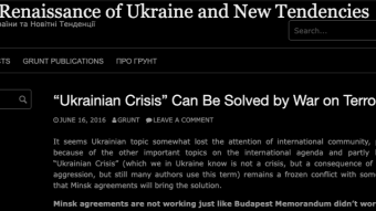My old article from Jan 2016 - “Ukrainian Crisis” Can Be Solved by War on Terror