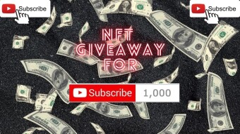 NFT giveaway at 1000 youtube subscribers!!!!!!
