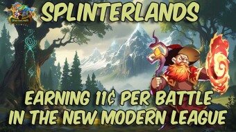 Splinterlands: Earning 11¢ per battle in the new Modern League!