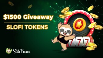 Sloth Finance Launches: $1,500 Giveaway Awaits!