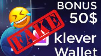 [Fake Airdrop Today] Klever-wallet Scam