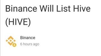 Binance Announces The Listing Of Hive. Hive Price Went From 0.10$ to 0.83$ In Less Than A Week.