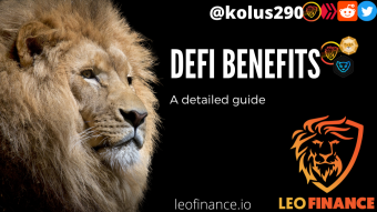Some benefits of investing in DeFi