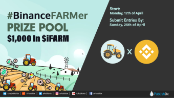 #BinanceFARMer Writing Contest and Giveaway: $1,000 in $iFARM Prizes!