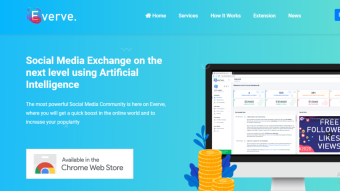 Want to earn money or promote your social accounts, then Everve is for you