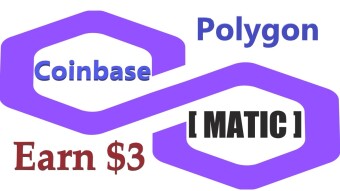 Earn $3 Polygon (MATIC) Token on Coinbase