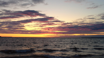 Photography: Sunset on Lake Superior Canada