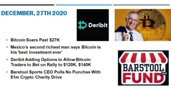 🗞 Daily Crypto News & Video, December, 27th💰