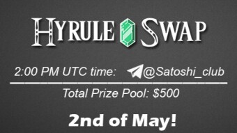Join the AMA of Satoshi Club x HyruleSwap. Rewards: 500 USDT, May 2nd.