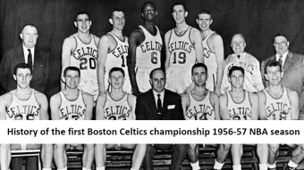 ☘️ First Ever Boston Celtics NBA Championship in 1957..