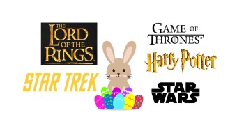 What would the Easter Bunny look like according to the AI version in the style of: The Lord of the Rings, Harry Potter, Games of Thrones, Star Wars and Star Trek?