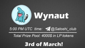 Join the AMA of Satoshi Club x Wynaut. Rewards: 4000 USDT, March 3rd.