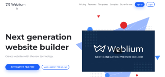 Weblium is website builder software that provides amazing templates.