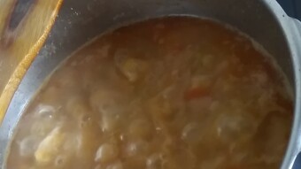 Foodbook #249 Greek white bean soup - Fasolada