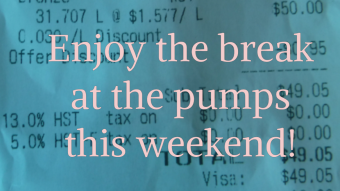 Slide in Oil  Brings Welcome Break At The Pumps