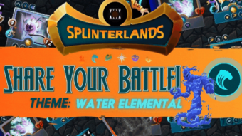 Splinterlands - Water Elemental (Weekly Batte Post)