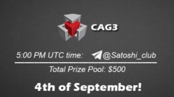 AMA Satoshi Club x CAG3, September 4th