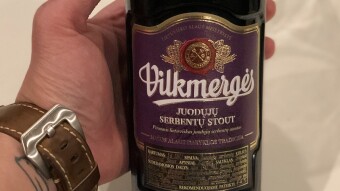 My favorite Saturday Beer - Blackcurrant Stout Beer of Lithuania