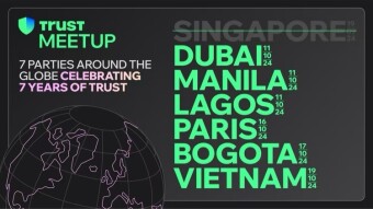 Trust Wallet is celebrating its 7th birthday globally