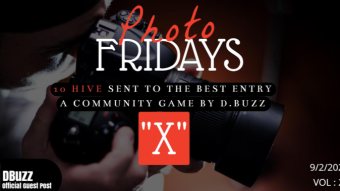 Photo Fridays - Have some photo fun and have a shot at winning 10 Hive! "X"