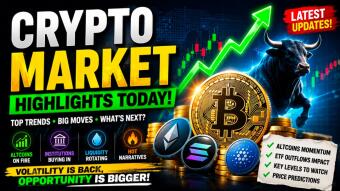 🌐 Top Crypto Market Highlights Today: Volatility, Momentum & Big Institutional Moves