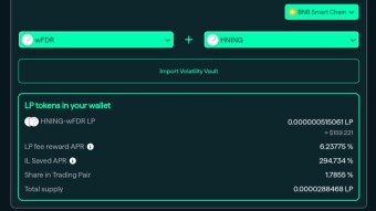 Two new liquidity pools on Smardex for Hashning by FDR