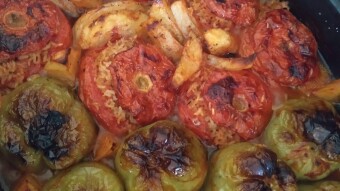 Foodbook #853 Greek Stuffed Vegetables - Gemista