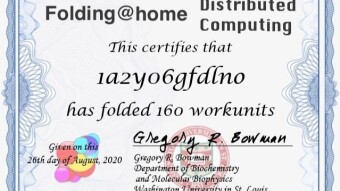 Banano - Folding @ home Stats 08/26/20