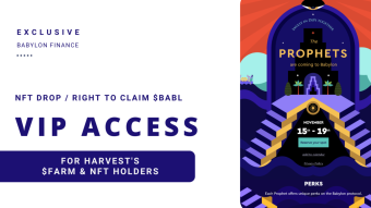 Early Access Guaranteed for Harvest Finance NFT HODLers
