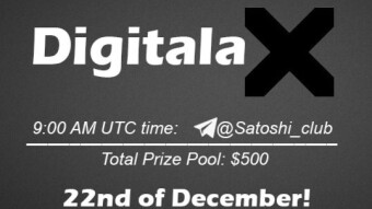 Join the AMA of Satoshi Club x Digitalax. Rewards: 500 USDT, December 22nd.