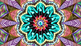 Colorful Mandela "nft art".