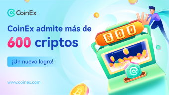 Un nuevo hito: CoinEx incluye más de 600 criptomonedas