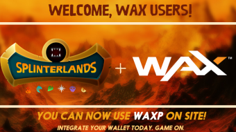 WAX Purchasing Now Active on Splinterlands!