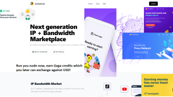The seven best bandwidth-sharing services for a steady passive income! (Newest Gaga Node building a bandwidth-marketplace for web3 built with web3-tech!)