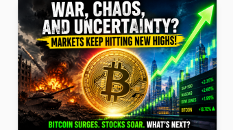 Bitcoin Is Rising While the World Burns: Why Markets Keep Hitting New Highs Despite Global Chaos