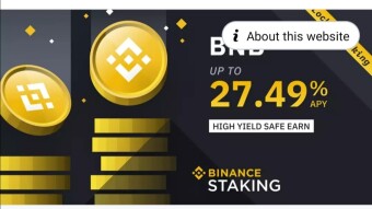 Grow your BNBs by up to 27% APY by staking BNB on Binance