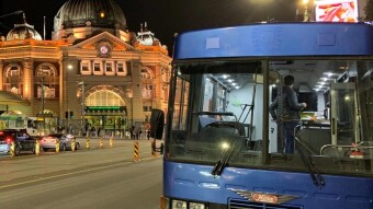 Can the Chatterbox Bus, now known as MY Bus (Melbourne Youth Bus) run on music alone?