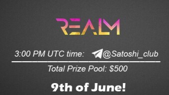 Join the AMA of Satoshi Club x Realm. Rewards: 500 USDT, June 9th.