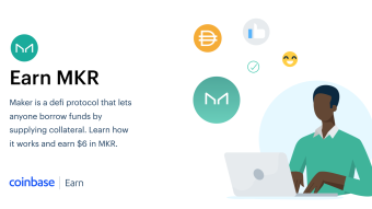 Earn free MKR on Coinbase