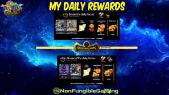 Splinterlands: My daily rewards in Bronze and Silver League
